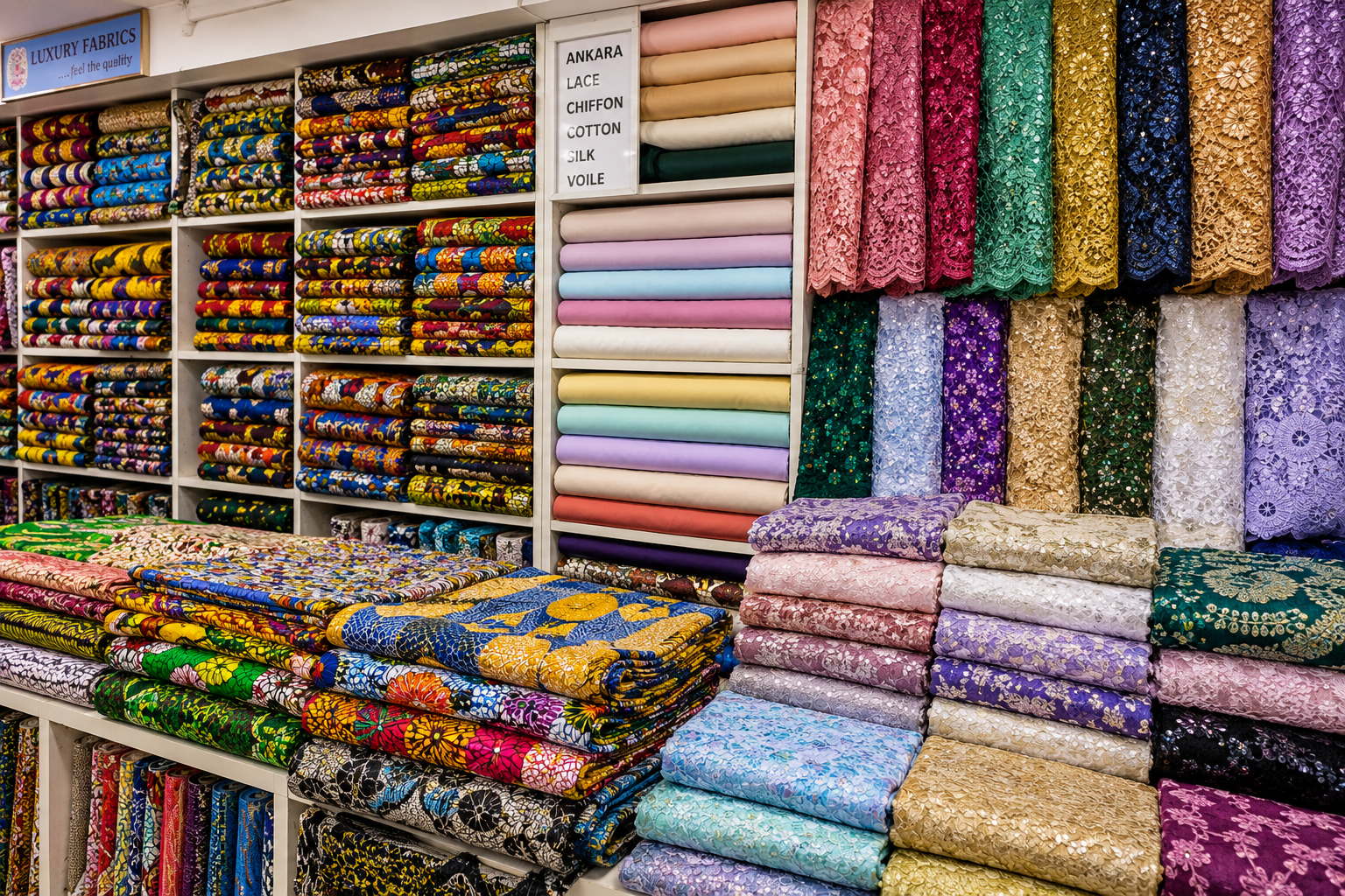Luxury fabric collection