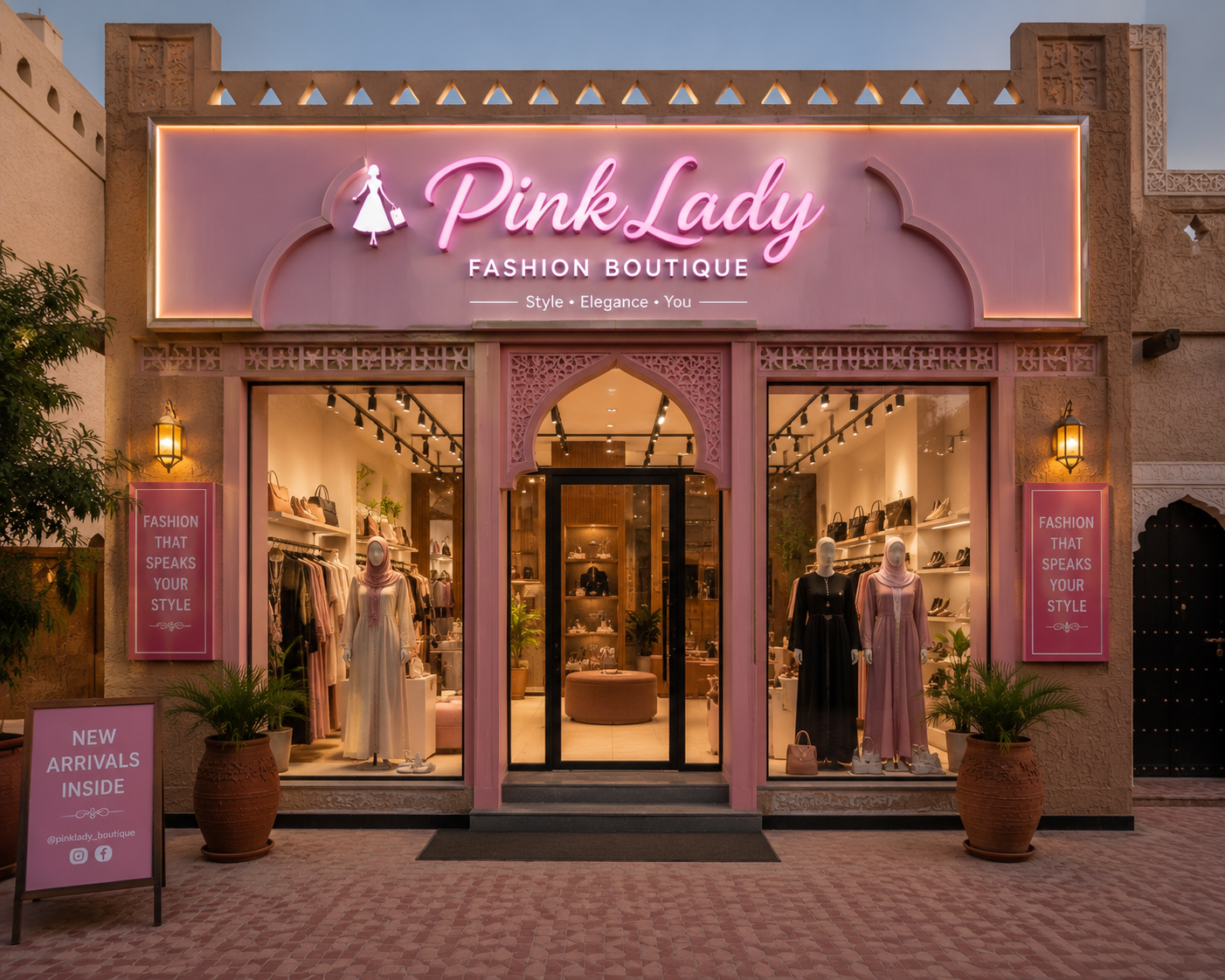 Pinklady Fashion Boutique storefront
